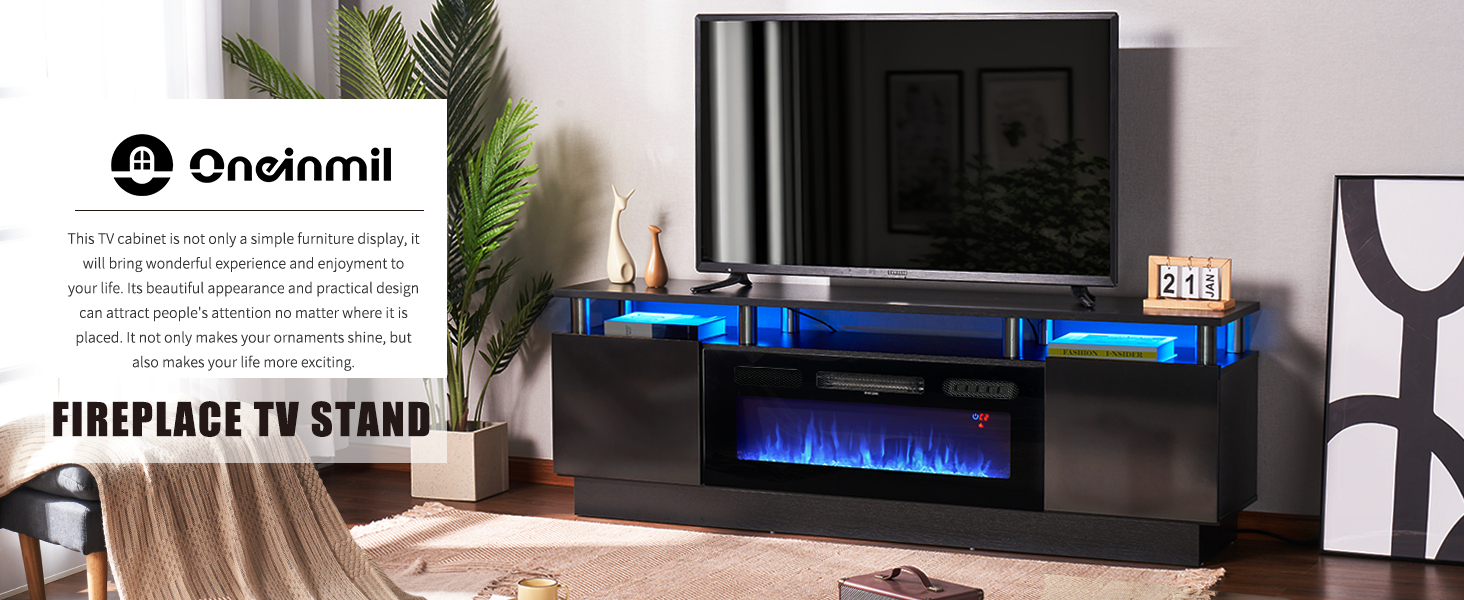 This TV cabinet is not only a simple furniture display, it will bring wonderful experience and enjoyment to your life. Its beautiful appearance and practical design can attract people's attention no matter where it is placed. It not only makes your ornaments shine, but also makes your life more exciting.