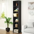 Easoger 6-tier Standard Bookcase 71.5" Tall Bookshelf for Home Office, Black