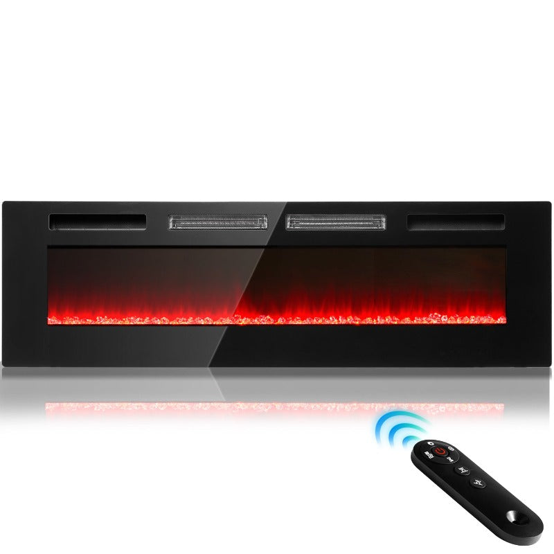 
                  
                    60 inch Electric Fireplace, 750/1500W, Recessed / Wall Mounted, Remote Control, 12 Color Flame
                  
                