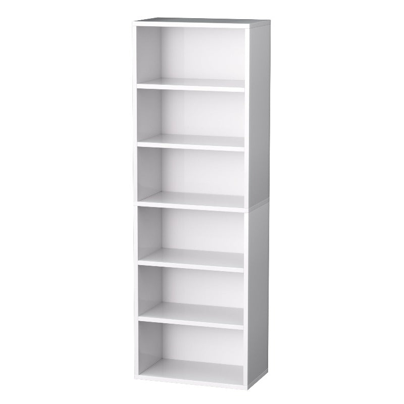 
                  
                    6 Tier Wooden Tall BookShelf, High Bookcase, 70 inch Floor Standing, White
                  
                