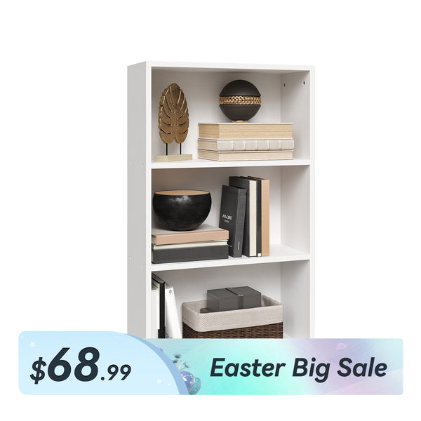 21.9" Width 3 Tiers Small Floor Standing Bookshelf