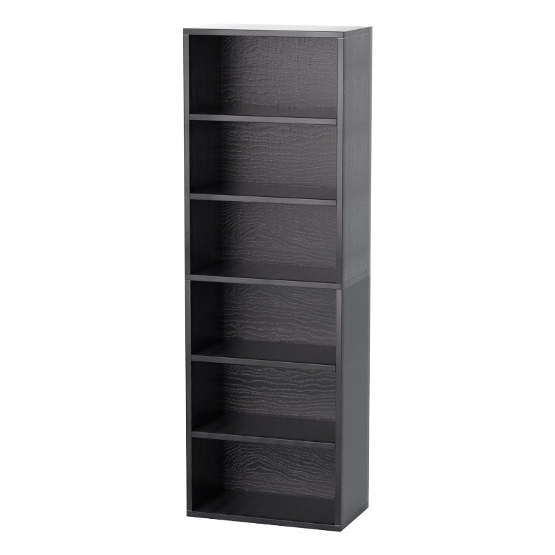 
                  
                    6 Tier Wooden Tall BookShelf, High Bookcase, 70 inch Floor Standing, Black
                  
                