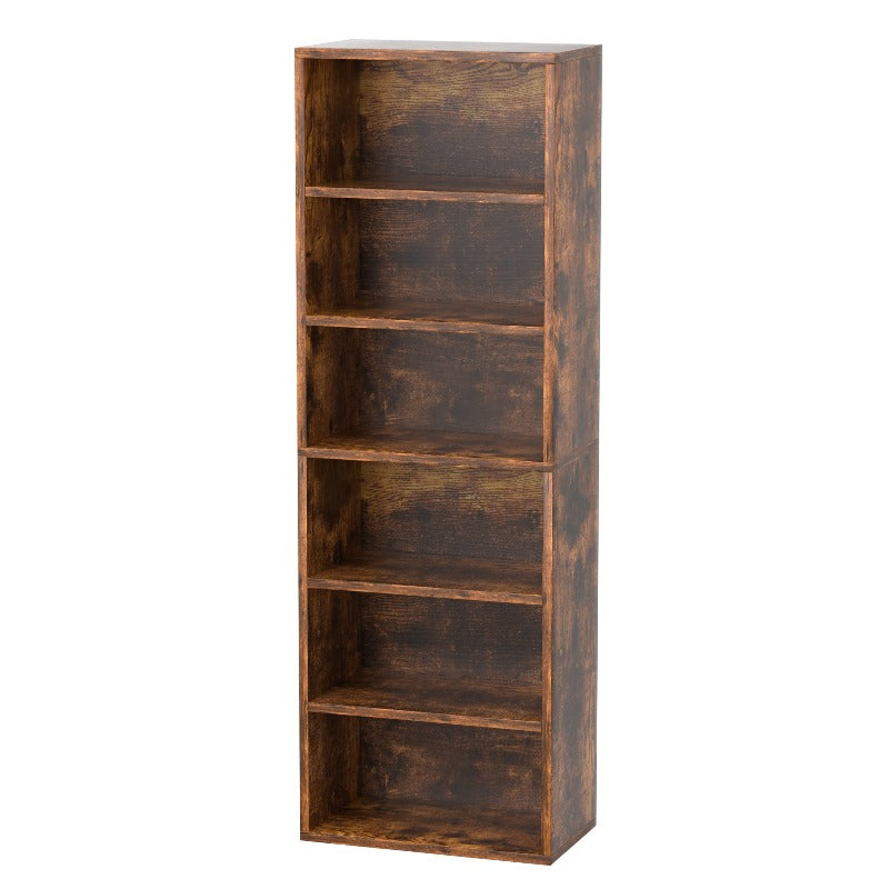 
                  
                    Floor Standing 6-Story High Bookcase and Bookshelf, Brown
                  
                