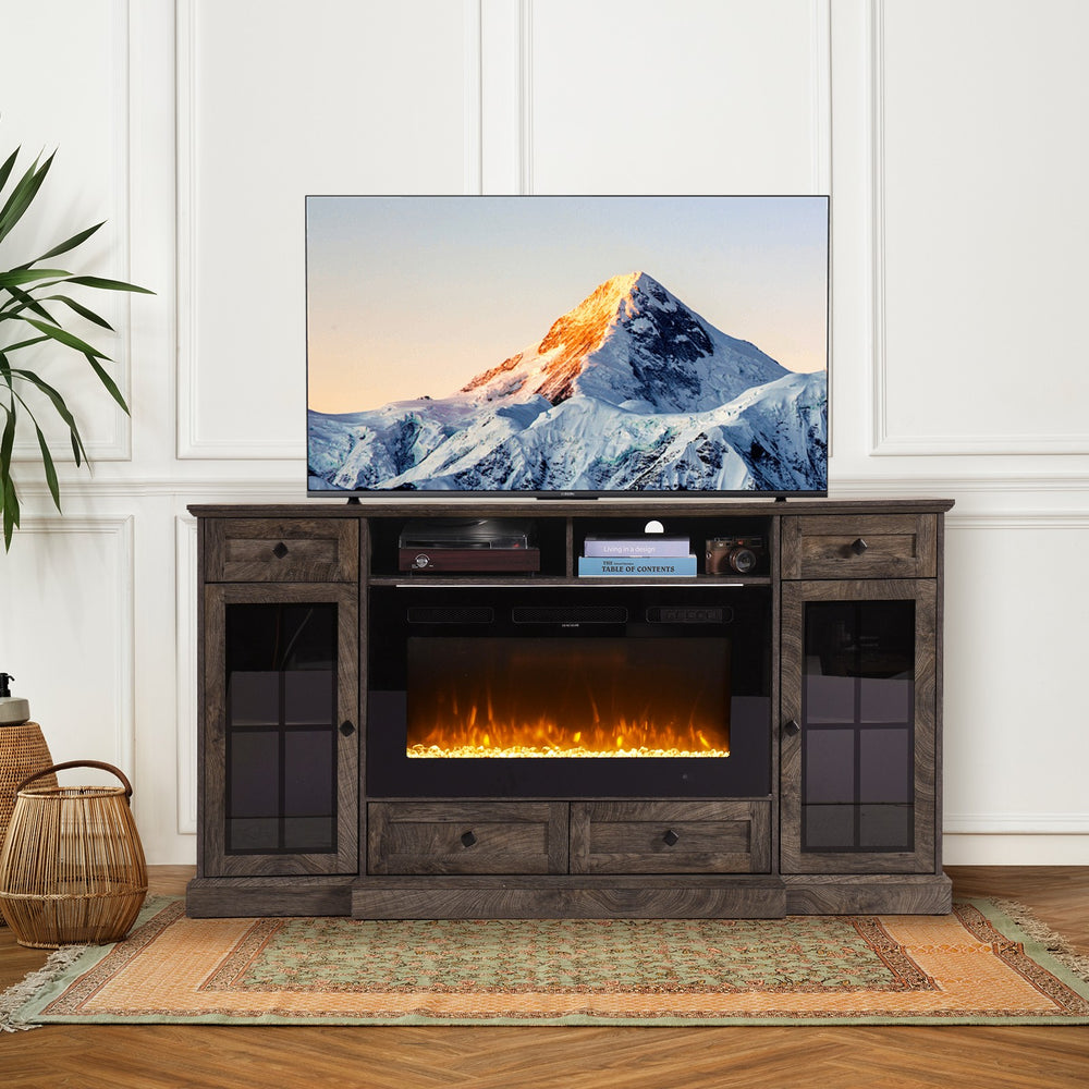 68” Fireplace TV Stand with 36